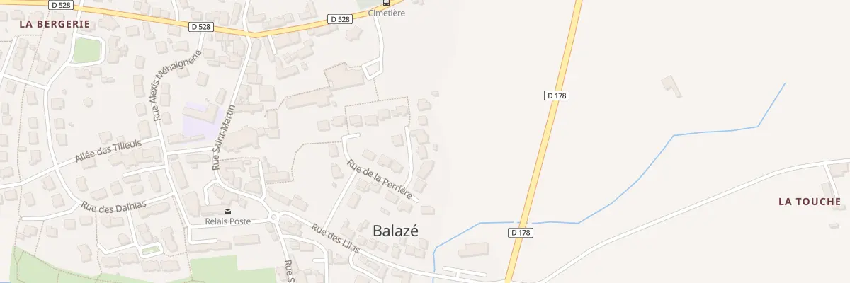 Plan du 16 Rue de la Perrière à Balazé