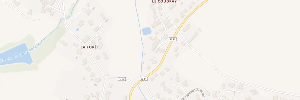 Plan du 5210 Le Coudray à Saint-André-Goule-d’Oie