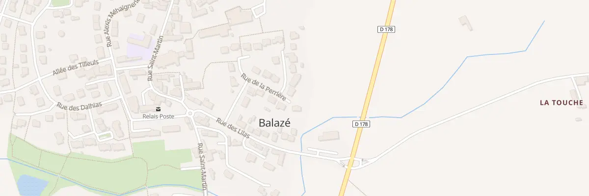 Plan du 19 Rue de la Perrière à Balazé