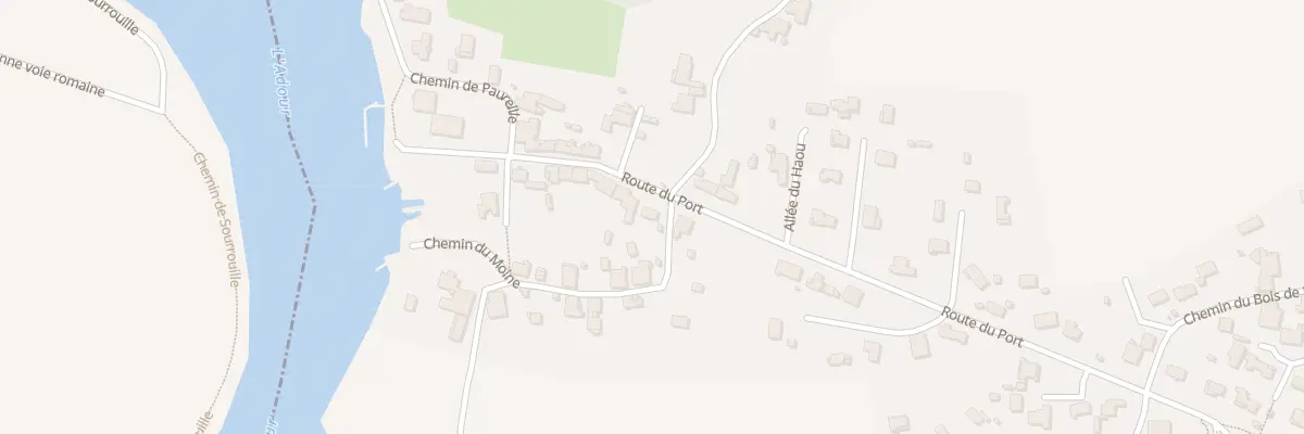 Plan du 8 Che du Moine à Port-de-Lanne