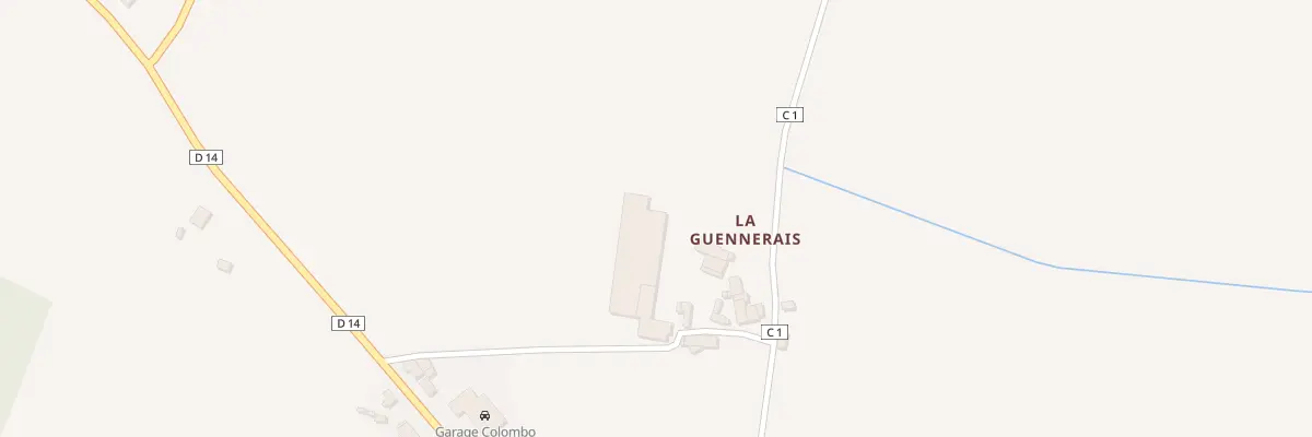 Plan du 5014 La Guénnerais à Mellé