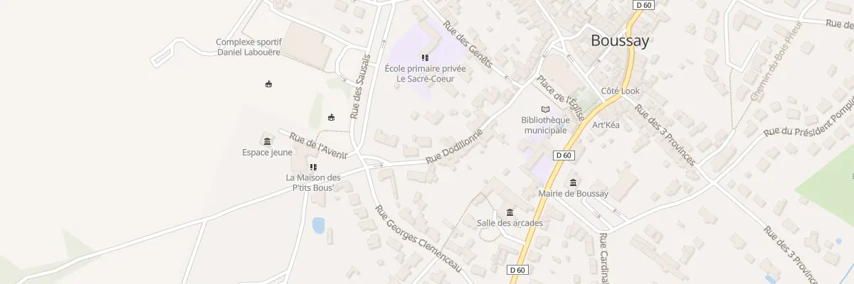Plan du 15T Rue de Dodillonne à Boussay