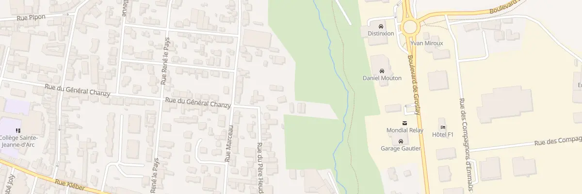 Plan du 5 Rue du Père Heude à Fougères