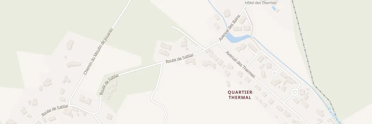 Plan du 660 Rte du Sablar à Saubusse