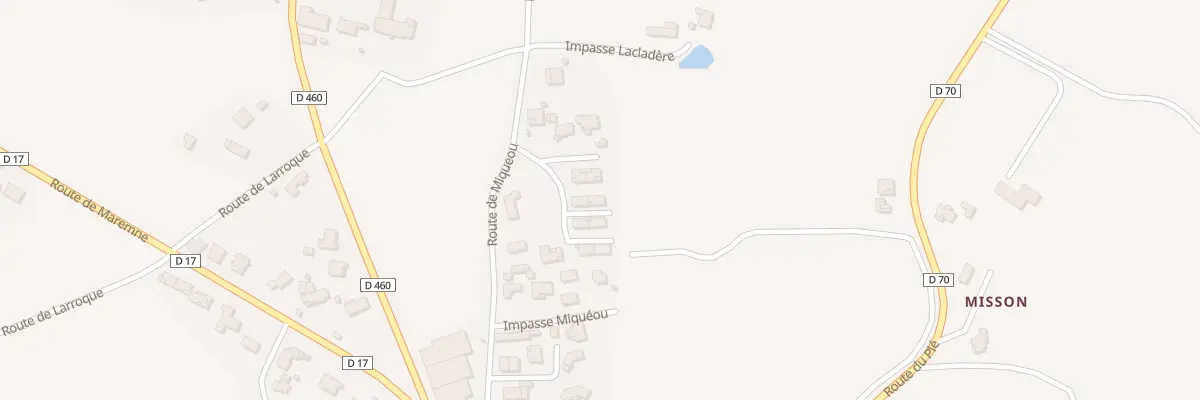 Plan du 5 Rue du Berye à Saubusse
