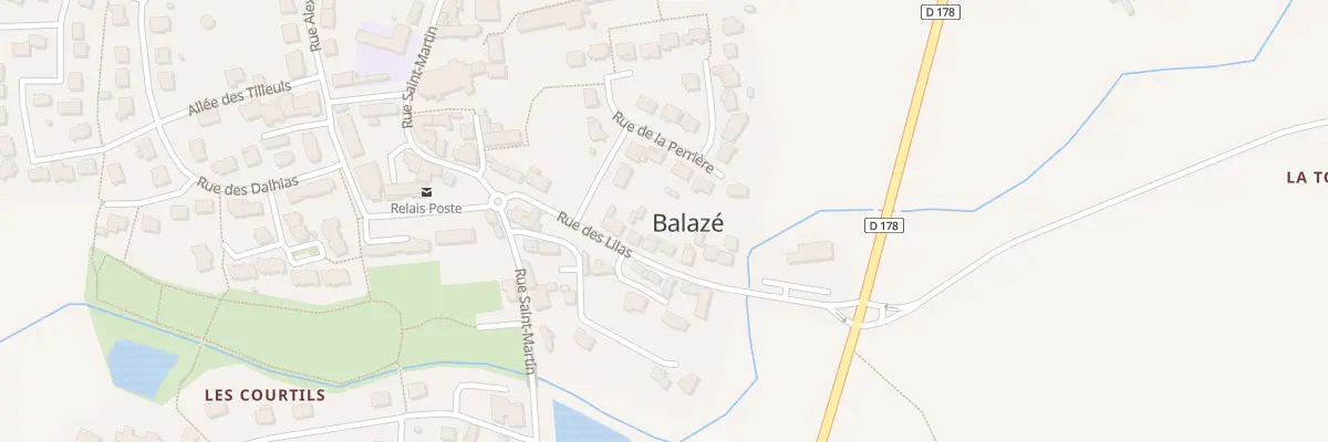 Plan du 17 Rue des Lilas à Balazé