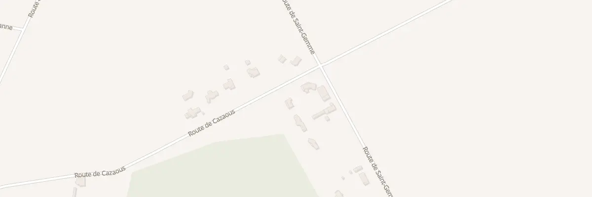 Plan du 62 Rte de Cazaous à Pey