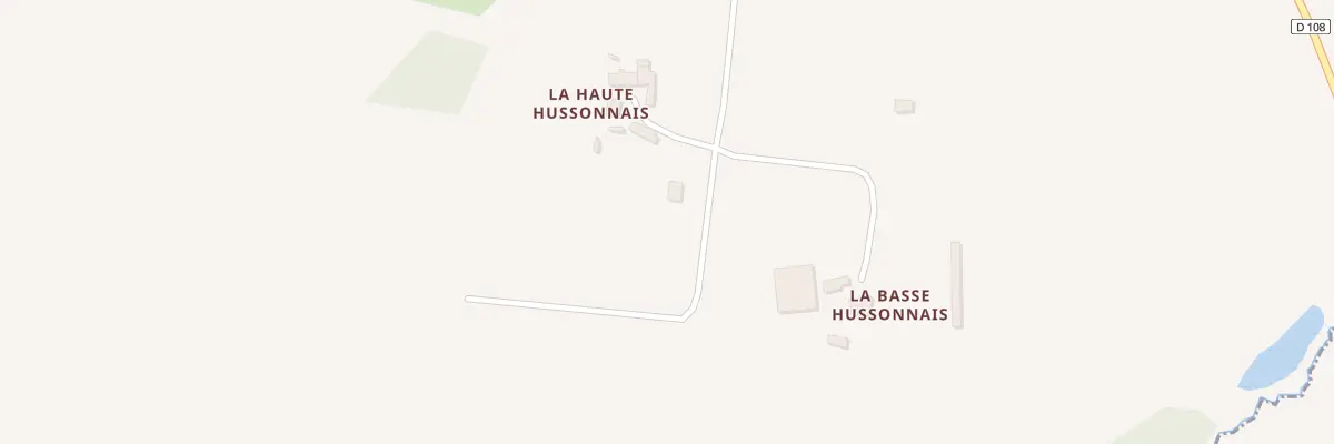 Plan du 658 Haute Hussonnais à Mellé