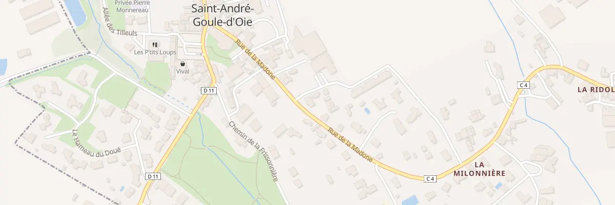 Plan du 23 Rue de la madone à Saint-André-Goule-d’Oie