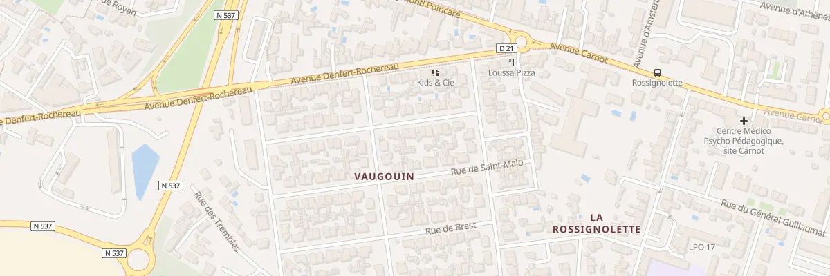 Plan du 11 Rue Saint Nazaire à La Rochelle