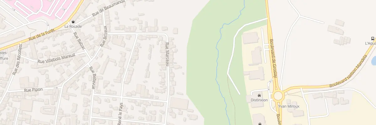 Plan du 43 Rue Marceau à Fougères