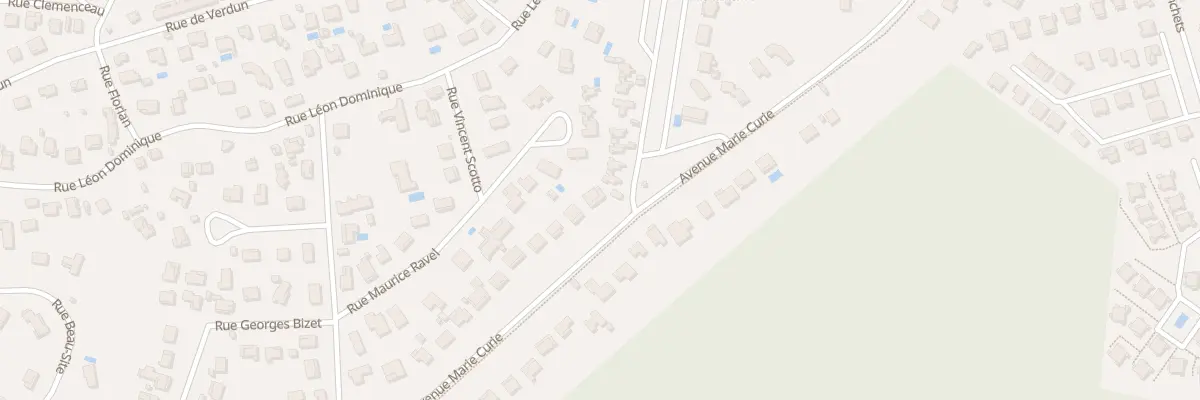 Plan du 43 Av Marie Curie à Lacanau