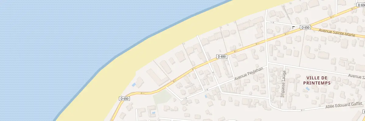 Plan du 69 Bd de l’Océan à Arcachon