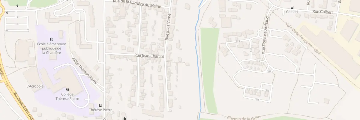 Plan du 27B Rue Jules Verne à Fougères