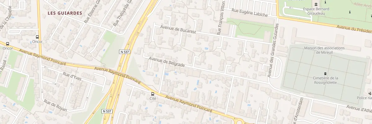 Plan du 1 Rue Alexandre Dumas à La Rochelle