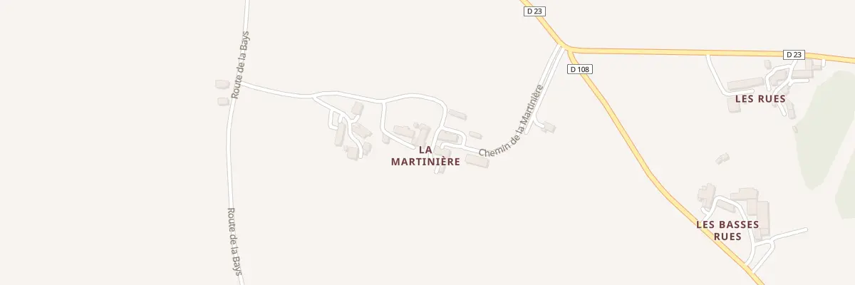 Plan du 5153 La Martinière à Parcé