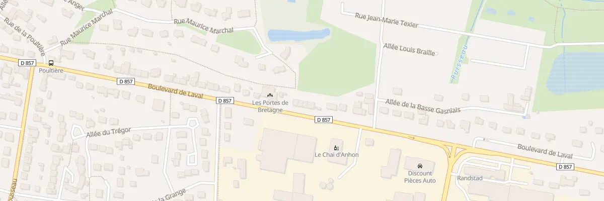 Plan du 121 Bd de Laval à Vitré