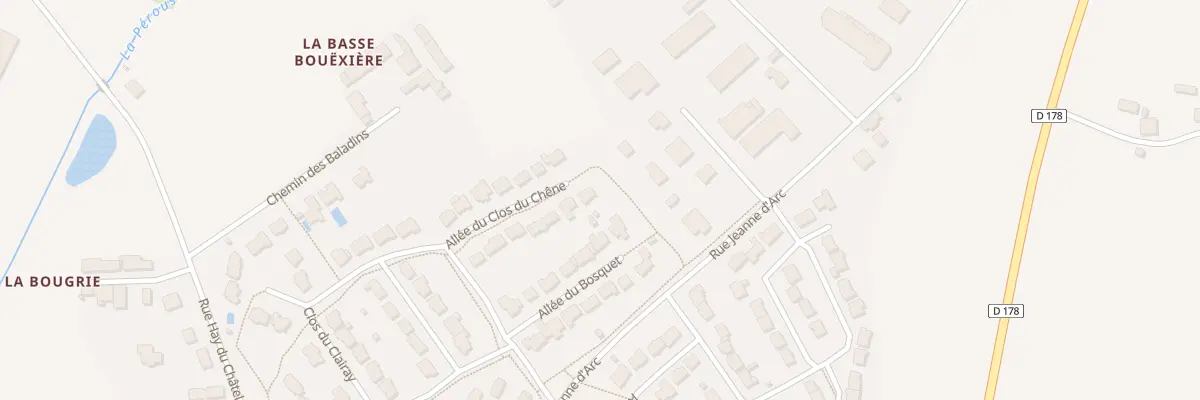 Plan du 7 Clos du Chene à Balazé