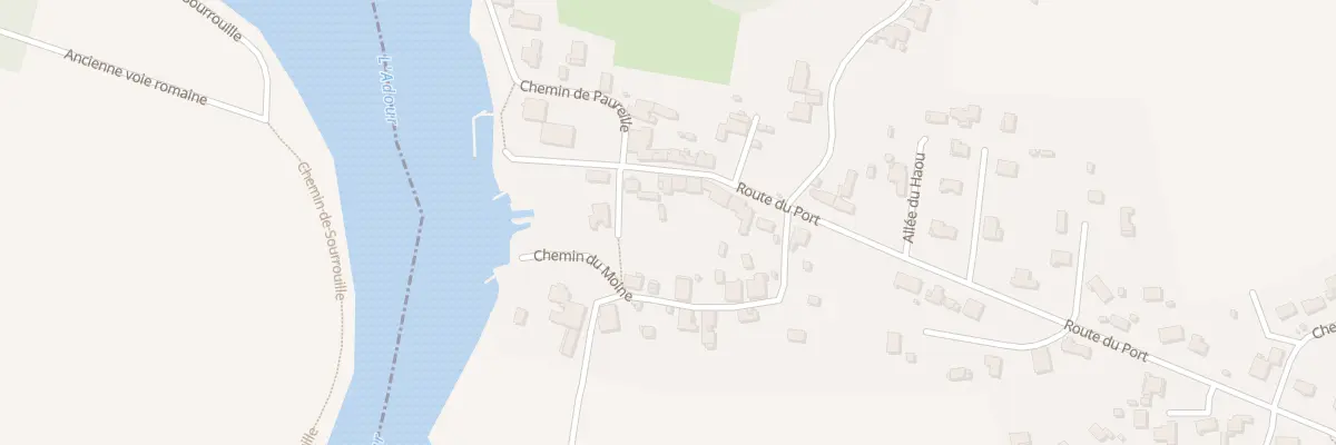 Plan du 681 Rte du Port à Port-de-Lanne