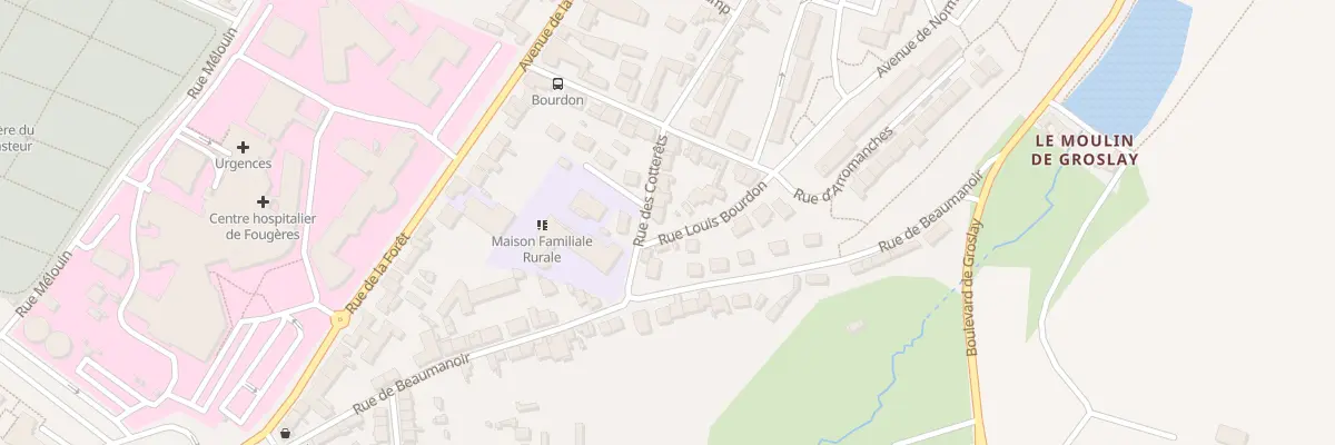Plan du 4 Rue des Cotterets à Fougères