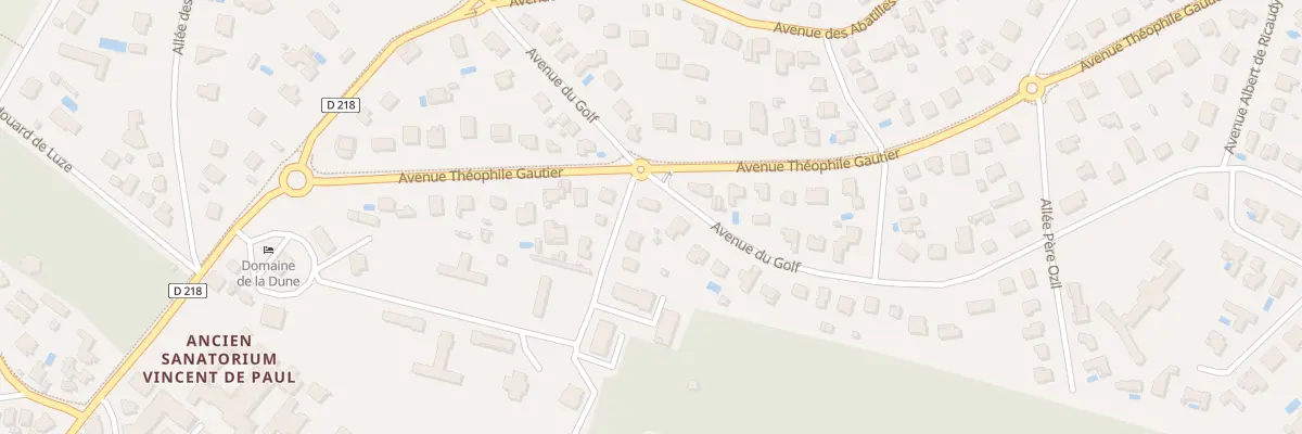Plan du 70 Av du Golf à Arcachon