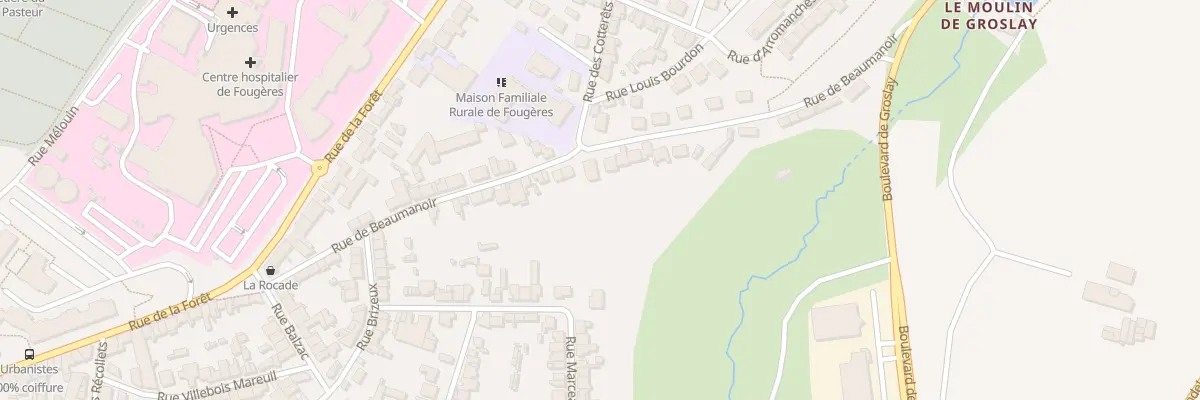 Plan du 34T Rue Beaumanoir à Fougères
