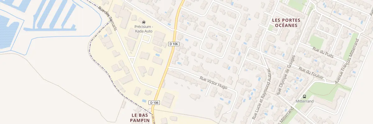 Plan du 1T Rue Victor Hugo à L’Houmeau