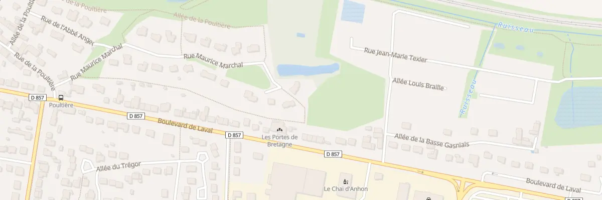 Plan du 24 Rue Maurice Marchal à Vitré