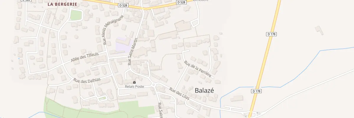 Plan du 2 Rue de la Perrière à Balazé