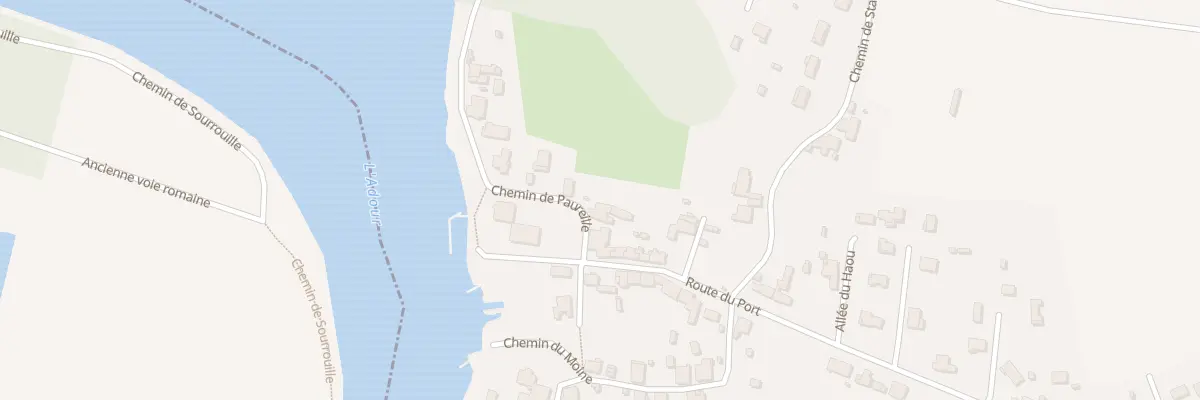 Plan du 42 Che de Paureille à Port-de-Lanne