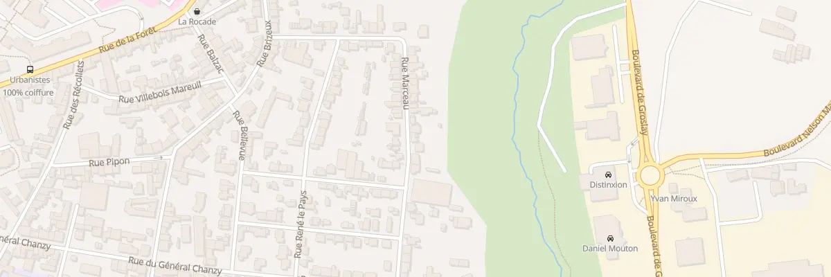 Plan du 53 Rue Marceau à Fougères
