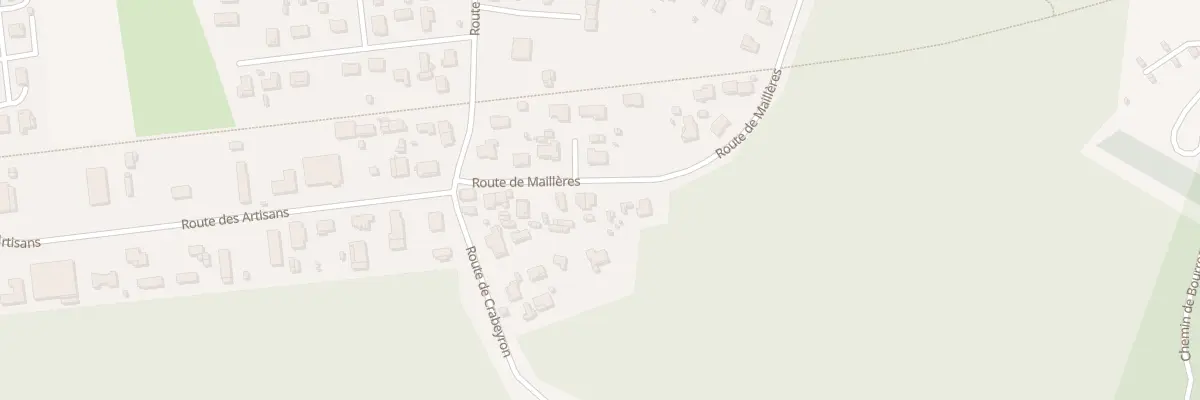 Plan du 108 Rte de Maillères à Aureilhan