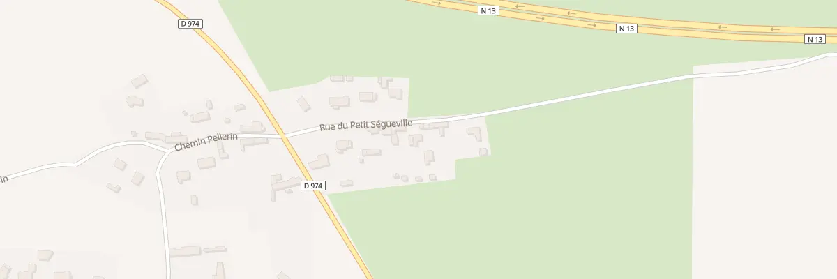 Plan du 10 Rue du Petit Segueville -St Pe à Carentan-les-Marais