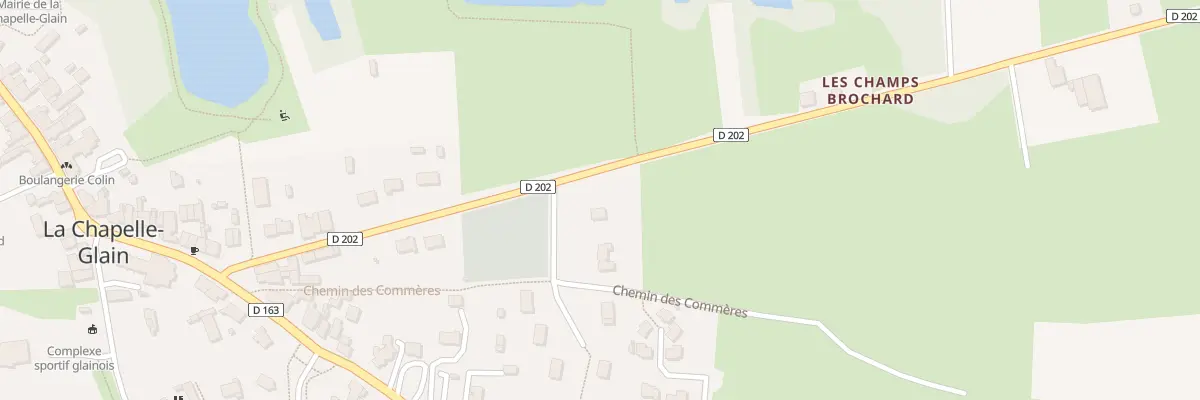 Plan du 1 Imp des Commeres à La Chapelle-Glain