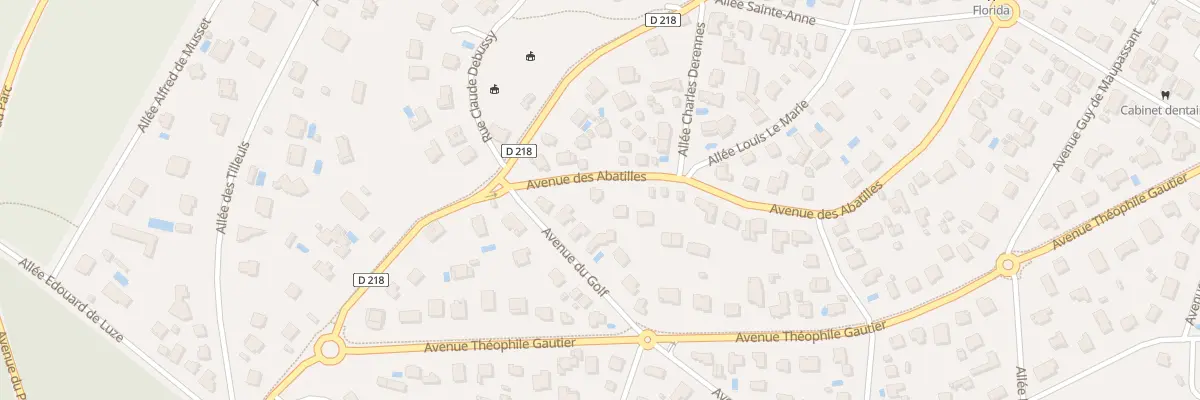 Plan du 124 Av des Abatilles à Arcachon