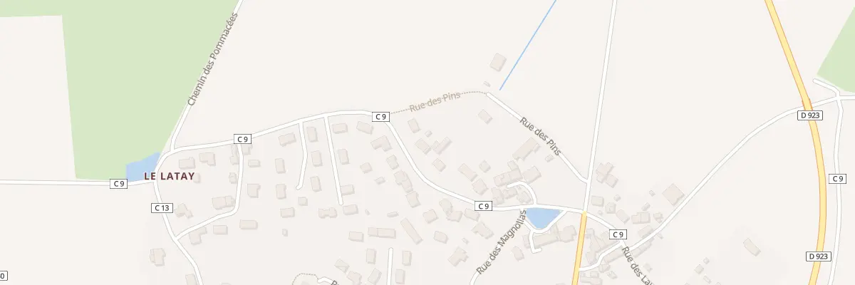 Plan du 200 Rue des Troënes à Mésanger