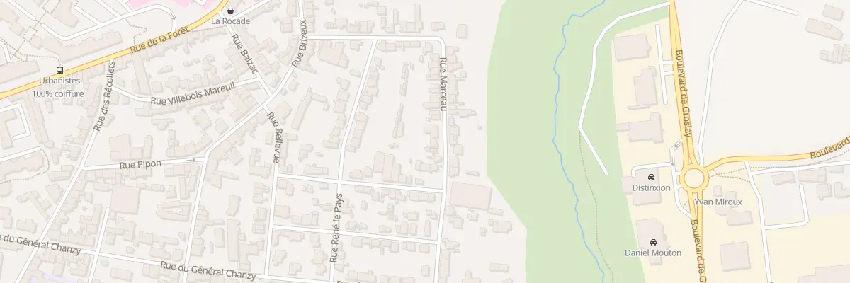 Plan du 44 Rue Marceau à Fougères