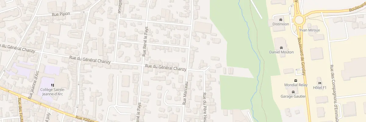 Plan du 60 Rue Marceau à Fougères