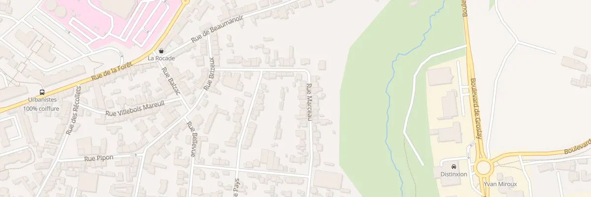 Plan du 26 Rue Marceau à Fougères