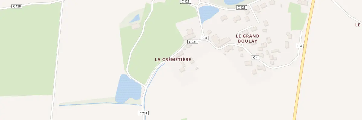 Plan du 180 La Cremetiere à Mésanger