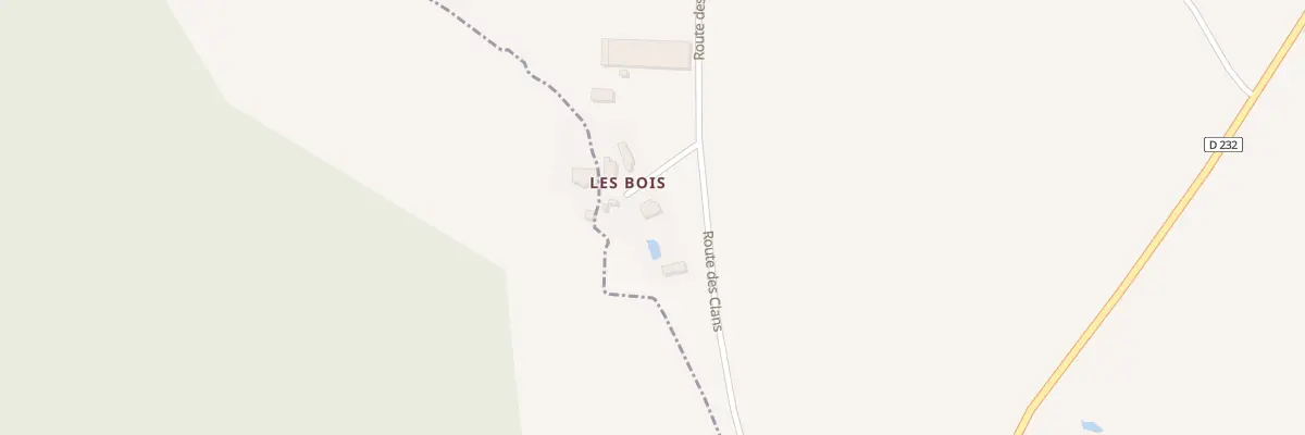 Plan du 83 Che des Bois à Brains-sur-les-Marches