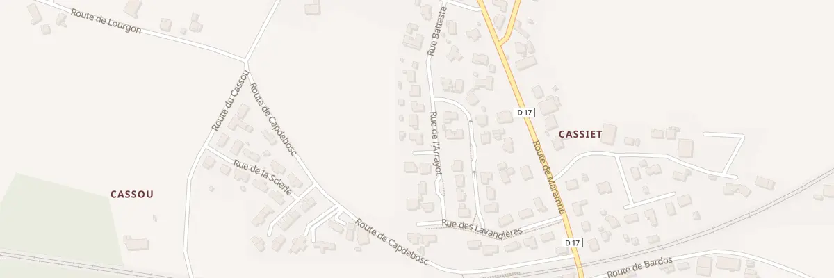 Plan du 7 Rue de l’Arrayot à Saubusse