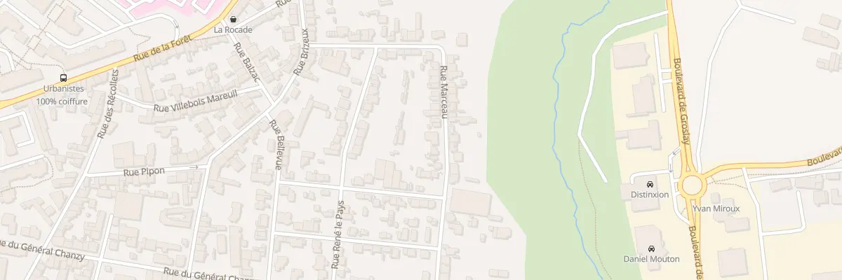 Plan du 42 Rue Marceau à Fougères