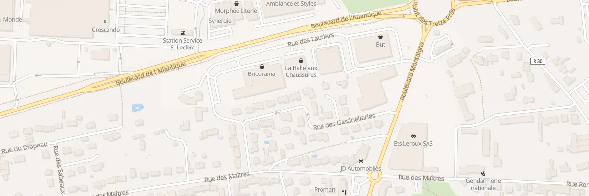 Plan du 236 Rue des Gastinelleries à Ancenis-Saint-Géréon