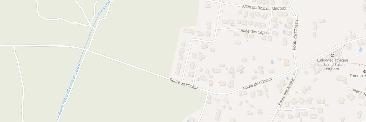 Plan du 416 All du Bois de Medoux à Sainte-Eulalie-en-Born