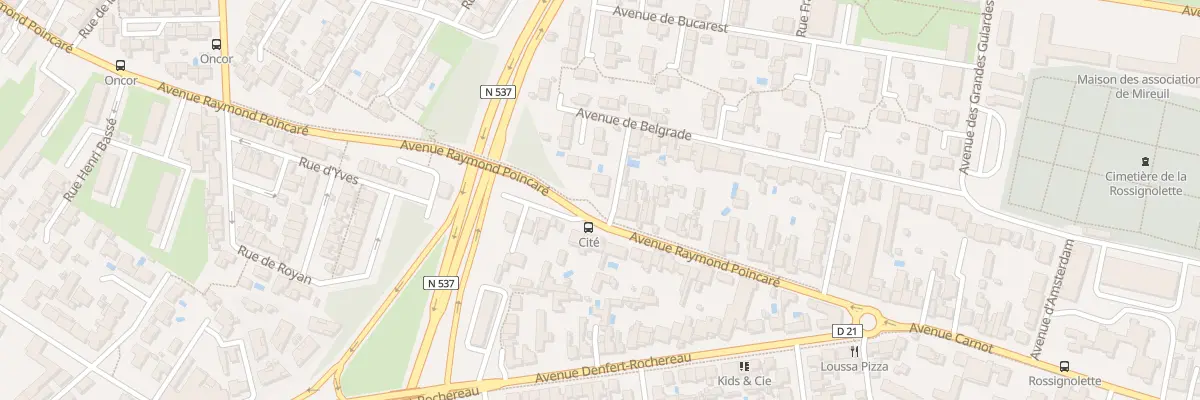Plan du 1 Rue Alain René Lesage à La Rochelle