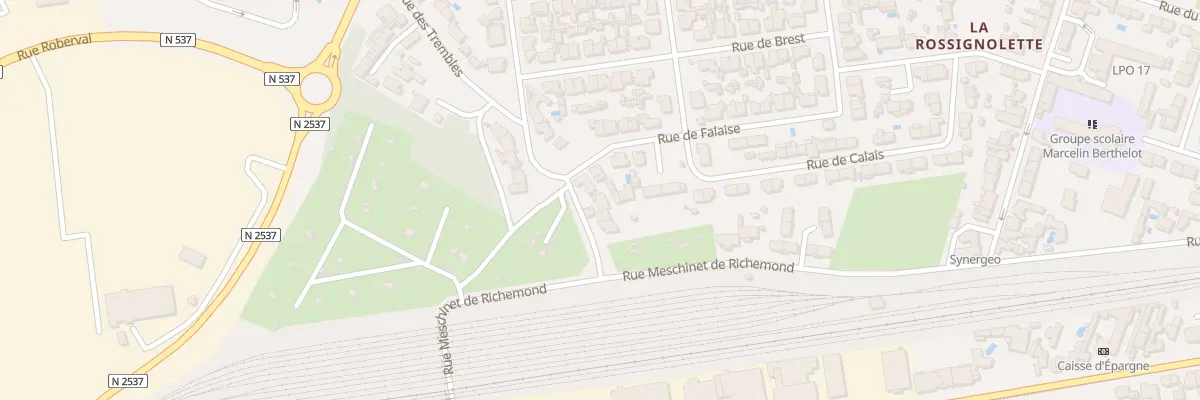 Plan du 14 Rue des Trembles à La Rochelle