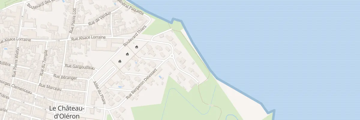 Plan du 9 Rue Alienor d’Aquitaine au Château-d’Oléron