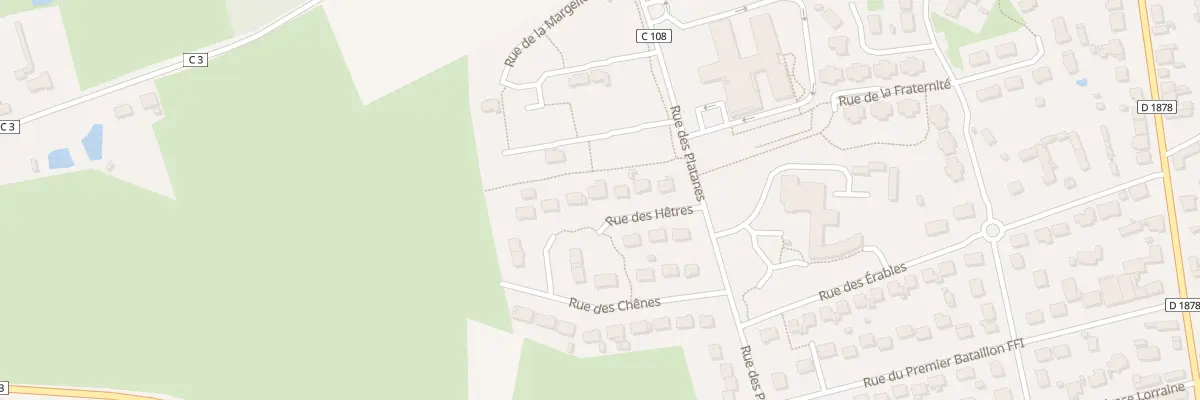 Plan du 8 Rue des Hetres - St Mars à Vallons-de-l’Erdre