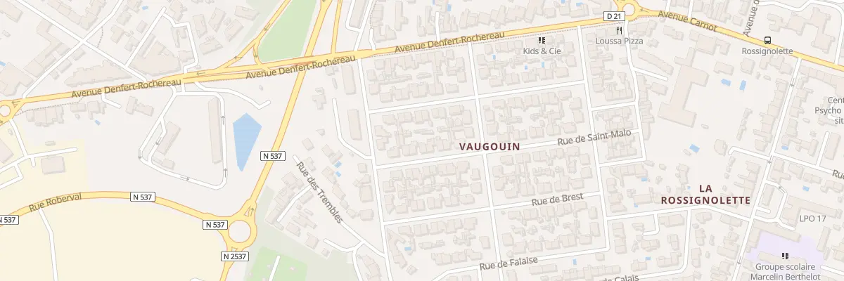Plan du 34 Rue Saint-Malo à La Rochelle